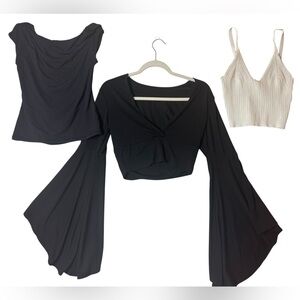 Women’s Trendy Top Bundle‎ – Size Medium (3 Pieces)